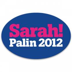 Palin 2012 - Oval Sticker