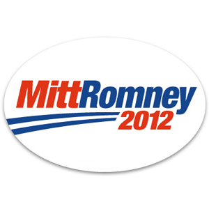 Romney 2012 - Oval Sticker