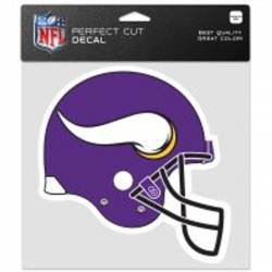 Minnesota Vikings Helmet - 8x8 Full Color Die Cut Decal