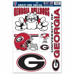 University Of Georgia Bulldogs - Set of 5 Ultra Decals