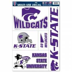 Kansas State University Wildcats - Set of 5 Ultra Decals