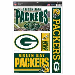 Green Bay Packers - Set of 5 Ultra Decals