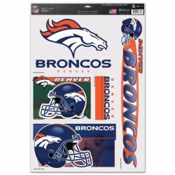 Denver Broncos - Set of 5 Ultra Decals