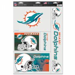 Miami Dolphins - Set of 5 Ultra Decals