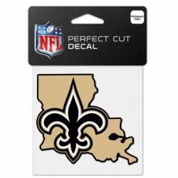 New Orleans Saints Home State Louisiana - 4x4 Die Cut Decal