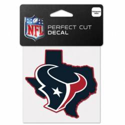 Houston Texans Home State Texas - 4x4 Die Cut Decal