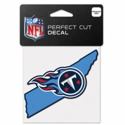 Tennessee Titans Home State Tennessee - 4x4 Die Cut Decal