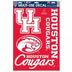University Of Houston Cougars - Set Of 4 Ultra Decals