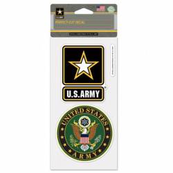United States Army Logo - Set of Two 4x4 Die Cut Decals