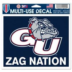 Gonzaga University Bulldogs Zag Nation - 5x6 Ultra Decal