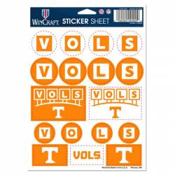 University Of Tennessee Volunteers VOLS - 5x7 Sticker Sheet