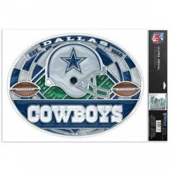 Dallas Cowboys - Stained Glass 11x17 Ultra Decal