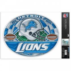 Detroit Lions - Stained Glass 11x17 Ultra Decal