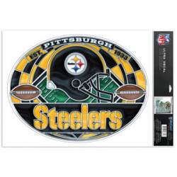 Pittsburgh Steelers - Stained Glass 11x17 Ultra Decal