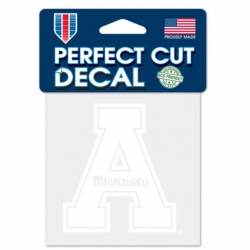 Appalachian State University Mountaineers - 4x4 White Die Cut Decal