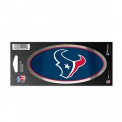 Houston Texans - 3x7 Oval Chrome Decal
