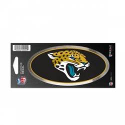 Jacksonville Jaguars - 3x7 Oval Chrome Decal