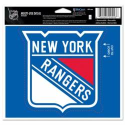 New York Rangers - 4.5x5.75 Die Cut Multi Use Ultra Decal