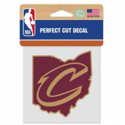 Cleveland Cavaliers 2022 Logo Home State Ohio - 4x4 Die Cut Decal