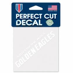 University Of Southern Mississippi Golden Eagles - 4x4 White Die Cut Decal