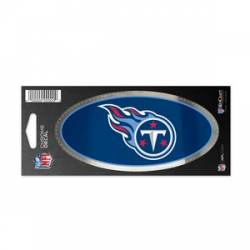 Tennessee Titans - 3x7 Oval Chrome Decal