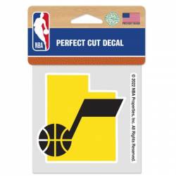 Utah Jazz 2022 Logo Home State Utah - 4x4 Die Cut Decal