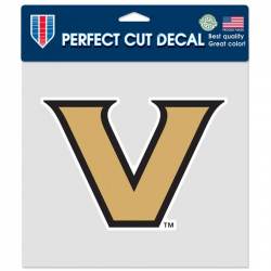 Vanderbilt University Commodores 2022 Logo - 8x8 Full Color Die Cut Decal