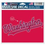 Washington Nationals Script Logo - 4.5x5.75 Die Cut Multi Use Ultra Decal