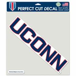 University Of Connecticut UCONN Huskies - 8x8 Full Color Die Cut Decal