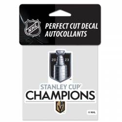 Vegas Golden Knights 2023 Stanley Cup Champions - 4x4 Die Cut Decal