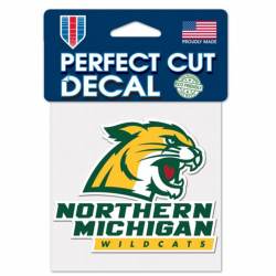 Northern Michigan University Wildcats - 4x4 Die Cut Decal