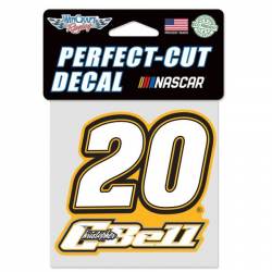 Christopher Bell #20 - 4x4 Die Cut Decal
