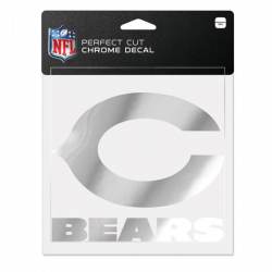 Chicago Bears - 6x6 Chrome Die Cut Decal
