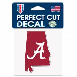 University of Alabama Crimson Tide Home State Alabama - 4x4 Die Cut Decal