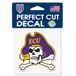 East Carolina University Pirates - 4x4 Die Cut Decal