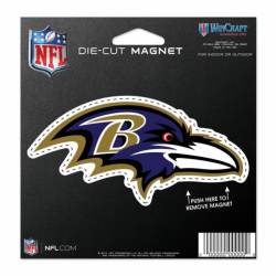 Baltimore Ravens - 4.5" Die Cut Logo Magnet