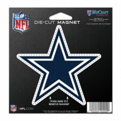 Dallas Cowboys - 4.5" Die Cut Logo Magnet