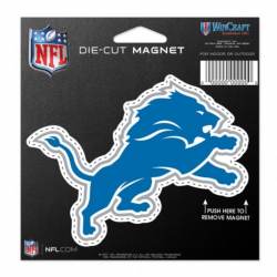 Detroit Lions - 4.5" Die Cut Logo Magnet
