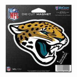 Jacksonville Jaguars - 4.5" Die Cut Logo Magnet