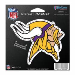 Minnesota Vikings - 4.5" Die Cut Logo Magnet