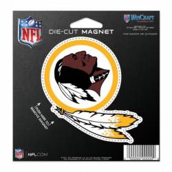 Washington Redskins - 4.5" Die Cut Logo Magnet