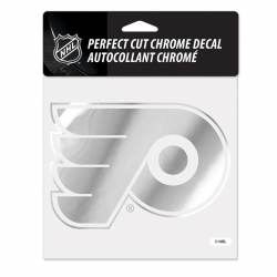 Philadelphia Flyers - 6x6 Chrome Die Cut Decal