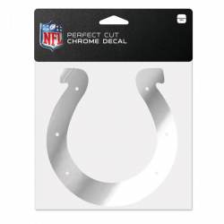 Indianapolis Colts - 6x6 Chrome Die Cut Decal