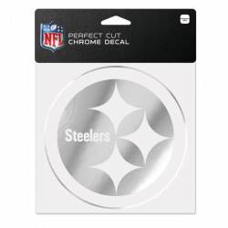 Pittsburgh Steelers - 6x6 Chrome Die Cut Decal