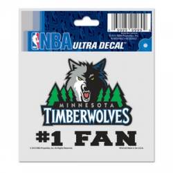 Minnesota Timberwolves #1 Fan - 3x4 Ultra Decal