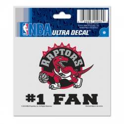 Toronto Raptors #1 Fan - 3x4 Ultra Decal