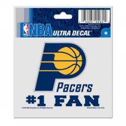 Indiana Pacers #1 Fan - 3x4 Ultra Decal