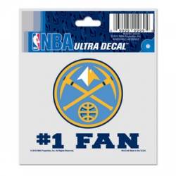 Denver Nuggets #1 Fan - 3x4 Ultra Decal