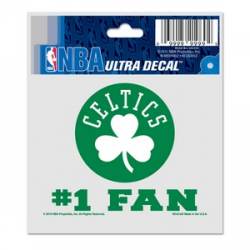 Boston Celtics #1 Fan - 3x4 Ultra Decal