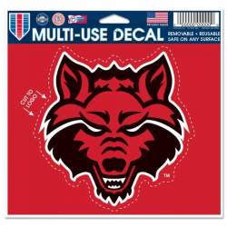 Arkansas State University Red Wolves - 4.5x5.75 Die Cut Ultra Decal